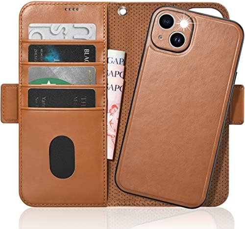 ICARERFAMILY futrola za iPhone 14 Plus, torbica za novčanik za iPhone 14 Plus, [RFID Blocking] PU koža sa