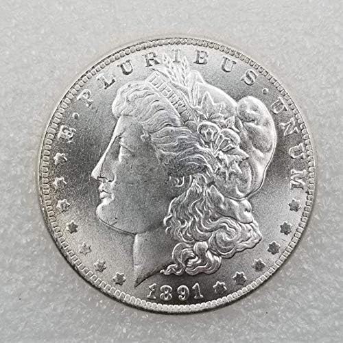 1891 Liberty Morgan Eagle replika Komemorativni novčić Veliki američki stari novčić Nepričulirano ručno