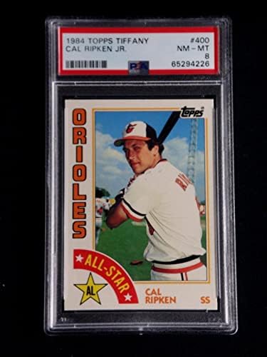 CAL RIPKEN Jr. 1984 TOPPS TIFFANY 400 PSA 8 NM-MT Baseball All-Star Card Card Hof - Bejzbol kartice za