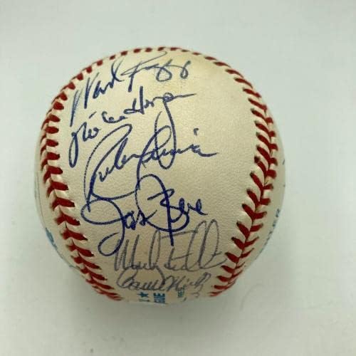1994 All Star Game Team potpisao bejzbol Cal Ripken Jr. Kirby Puckettt JSA COA - AUTOGREMENT BASEBALLS