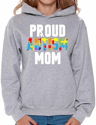Nespretni stilovi ponosni autizam mama hoodie autizma majke poklone za nju