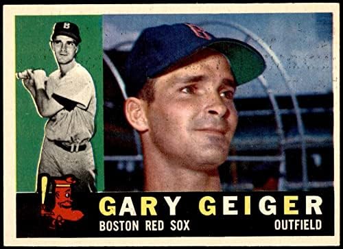 1960. topps 184 Gary Geiger Boston Red Sox NM Red Sox