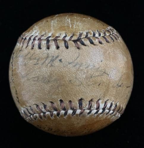 1924 Phil Phillies / Boston Braves Multi potpisan bejzbol 23 Sigs W / Stengel JSA - AUTOGREMENA BASEBALLS