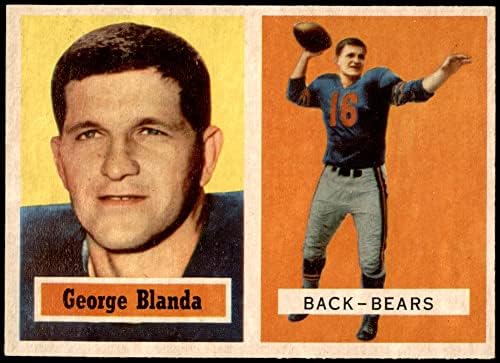 1957. topps 31 George Blanda Chicago Bears Ex / MT Bears Kentucky