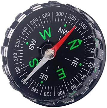 YOSOO 2PCS dugme za preživljavanje Compass Mini džepni kompas za planinarenje na otvorenom