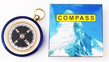 BHVXW Professional vanjski kompas, kompas od legure aluminija, mini višestruki dječji tip ključa tipke