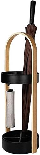 Drveni kišobran štand slobodno stojeći 2 sprata Kišobran stalak za trgovinu različitim vrstama kišobrana